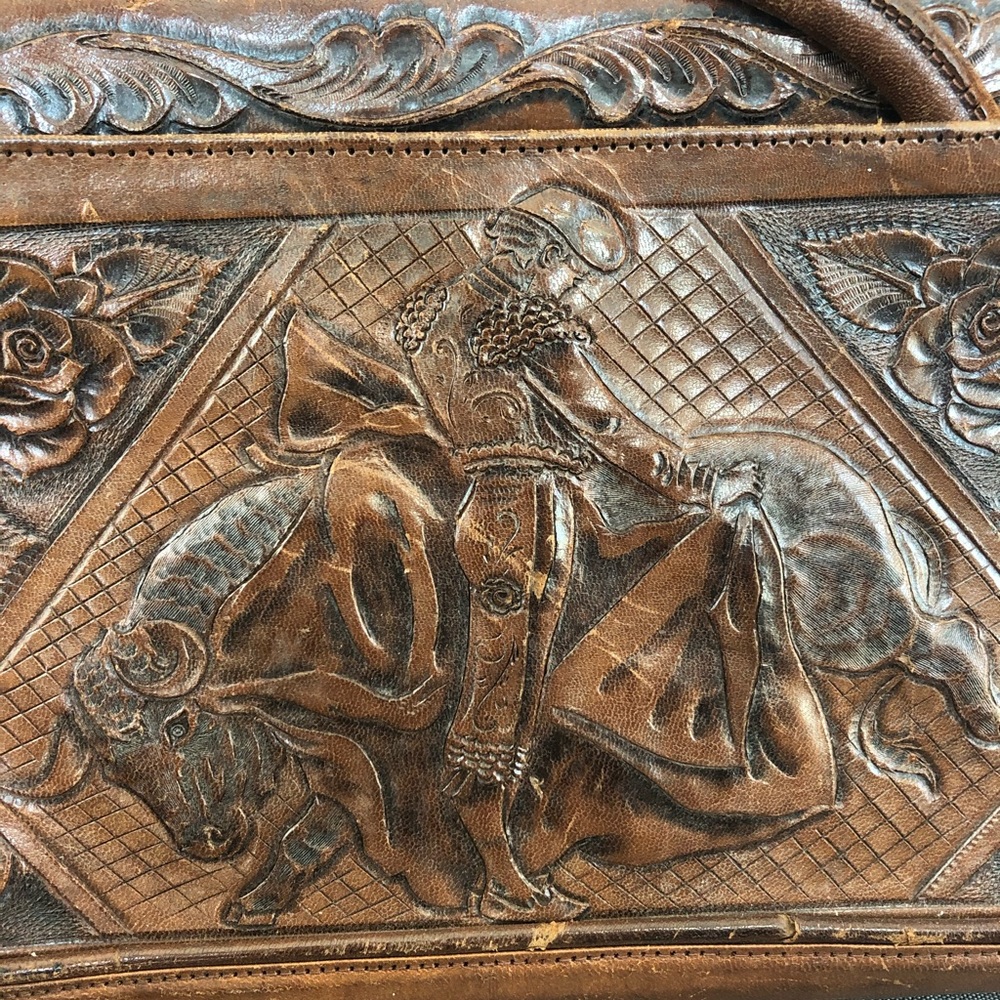 Vintage Matador Tooled Handbag - Picture 2 of 8